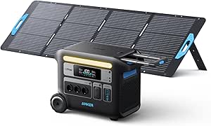 Anker SOLIX F2000 tragbare Powerstation, PowerHouse 767, Solargenerator 2048Wh mit 1 x 200W Solarpanel