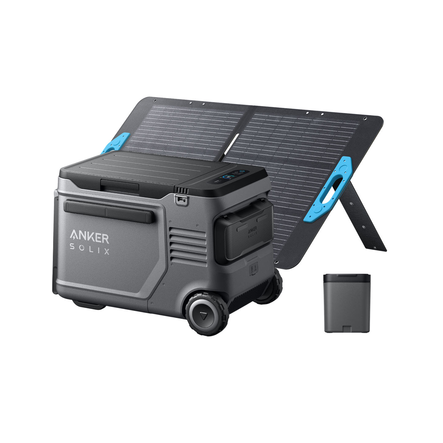 Anker SOLIX EverFrost 2 40l Akku-Kühlbox + Herausnehmbarer Akku + 100W Solarpanel