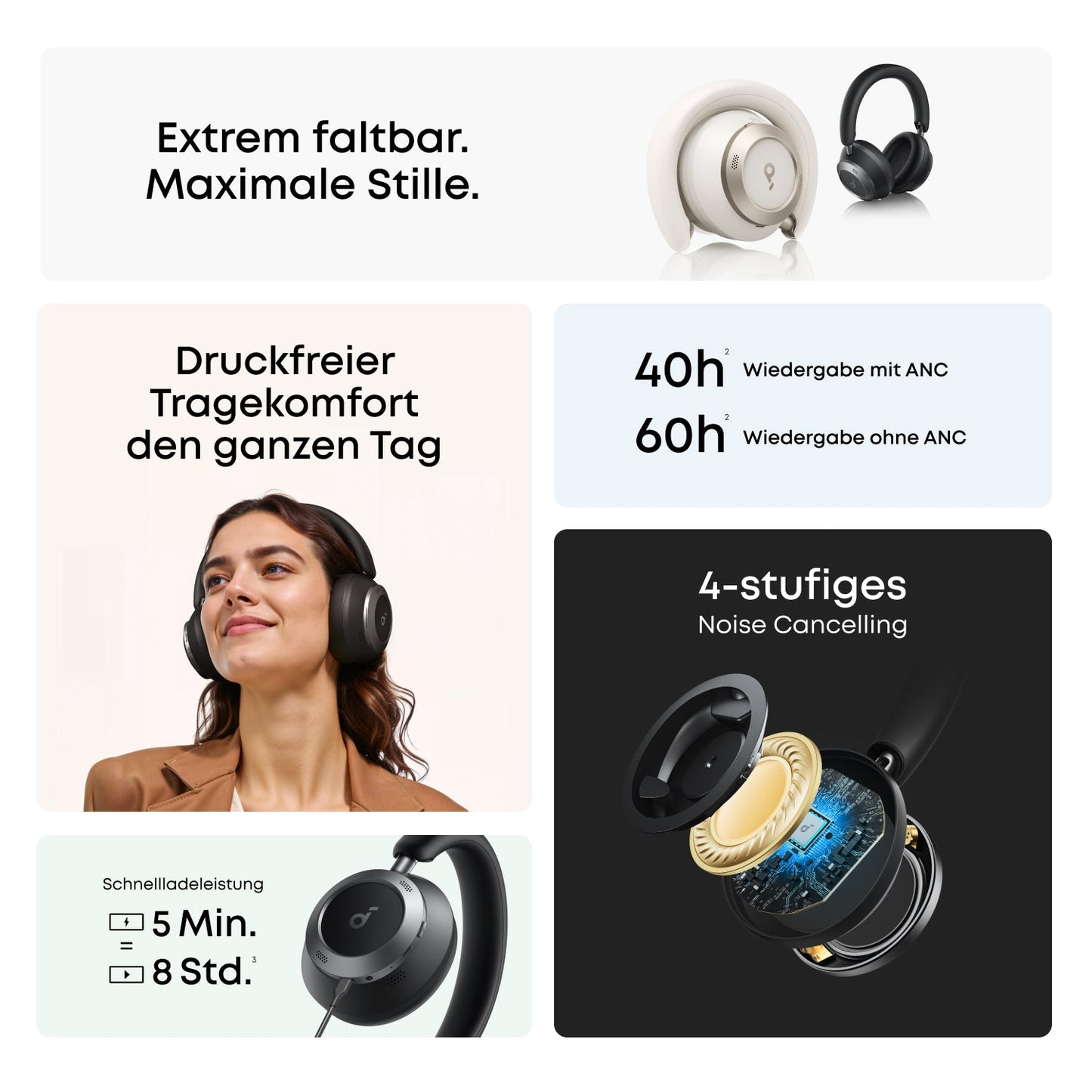 Space One Pro | Faltbare Over-Ear Kopfhörer