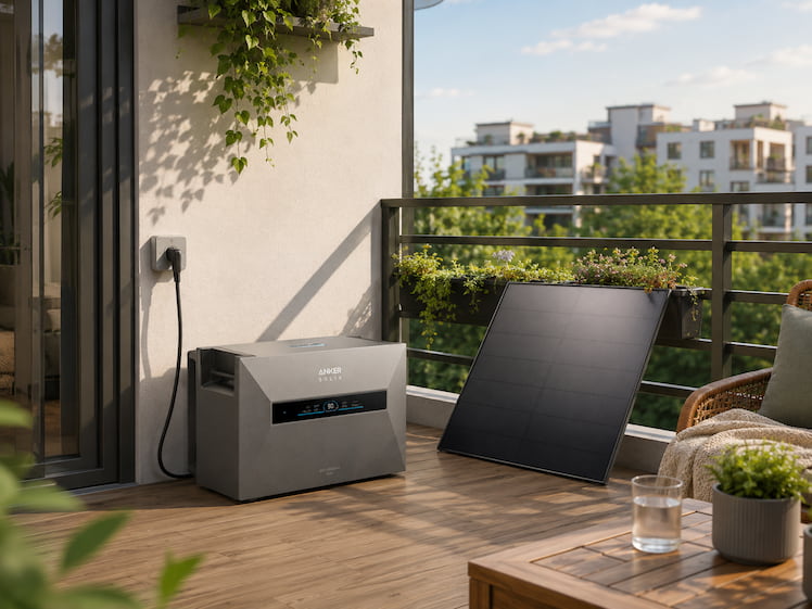 Balkonkraftwerk 1000W mit speicher