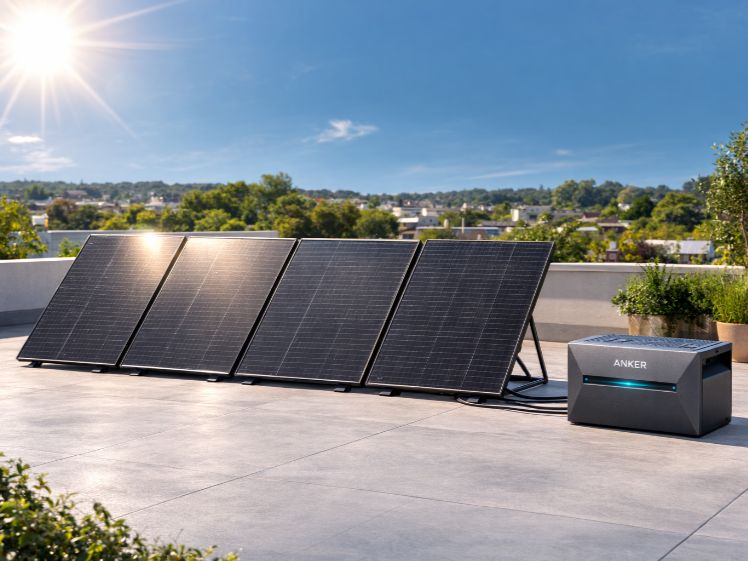Balkonkraftwerk 4 Module anschließen