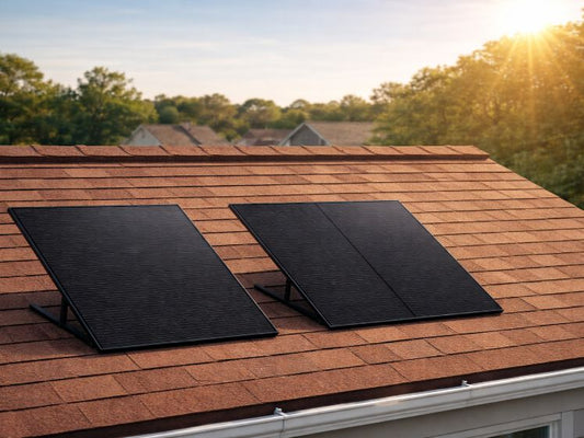 Dach Solarmodule Sonnenlicht