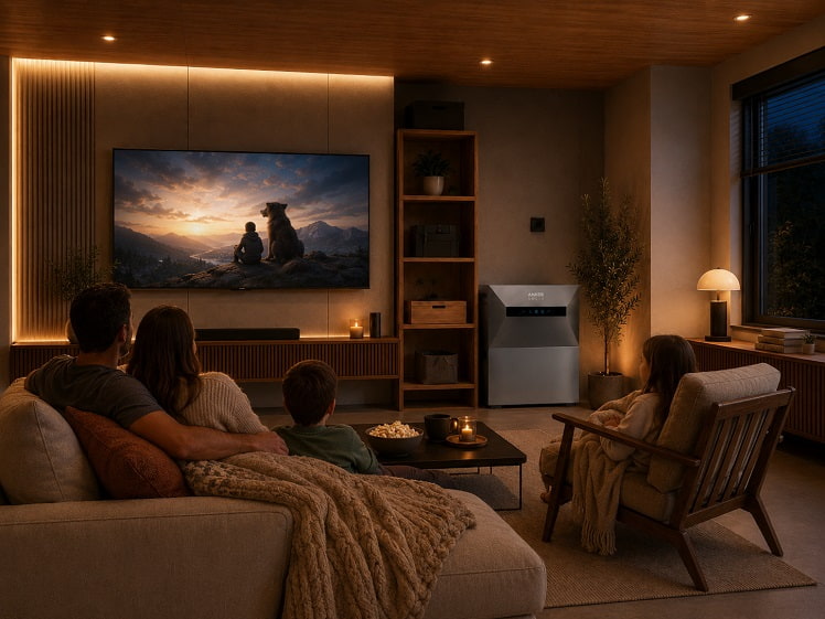  Familien Filmabend Gemütliches Licht