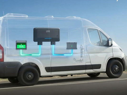 Powerstation an Wohnmobil anschließen