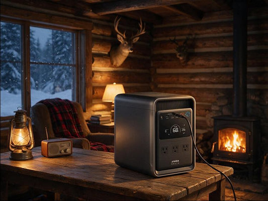 Winter-Stromausfall zu Hause: Mit einer portablen Powerstation sicher durch Schnee, Eis und Sturm