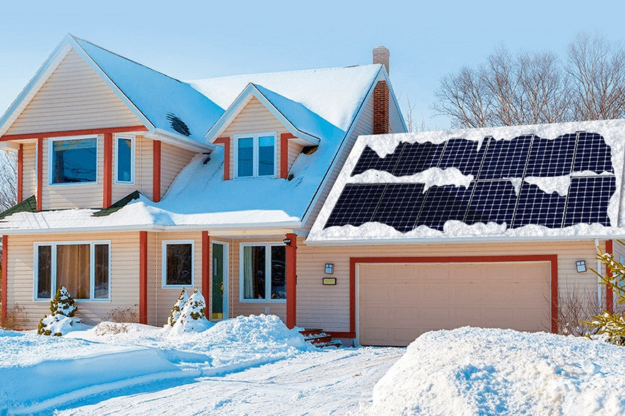 Solaranlage von Schnee befreien: Die besten Methoden 2025