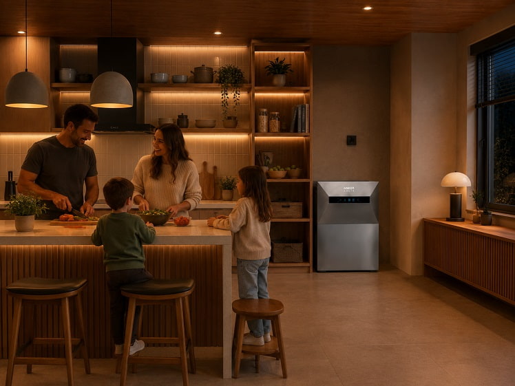 Kochende Familie Küche