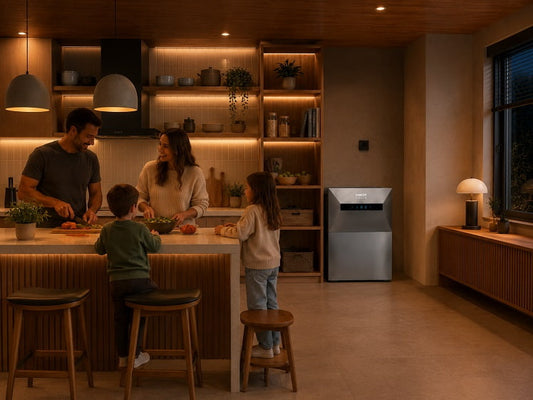 Kochende Familie Küche