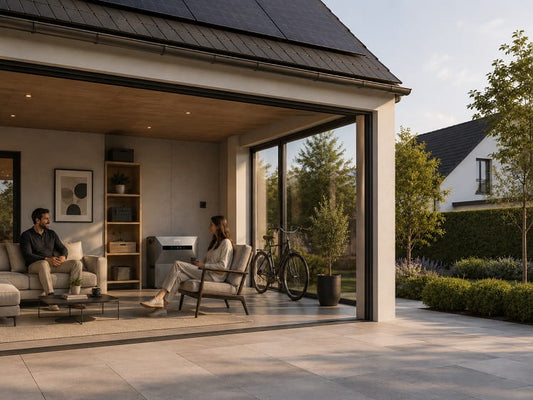 Solarspeicher wohnzimmer terrasse