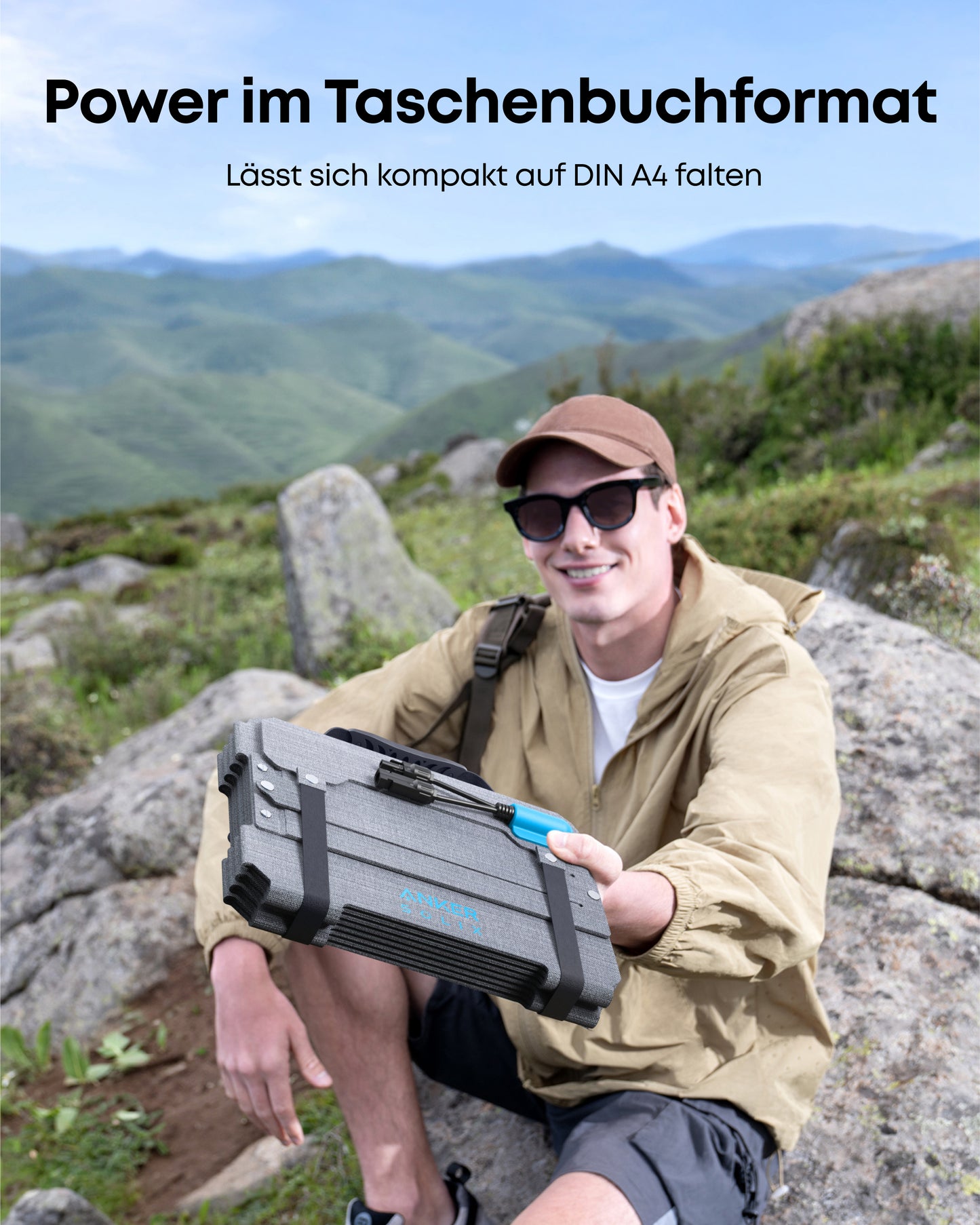Anker SOLIX PS100X Tragbares Solarpanel