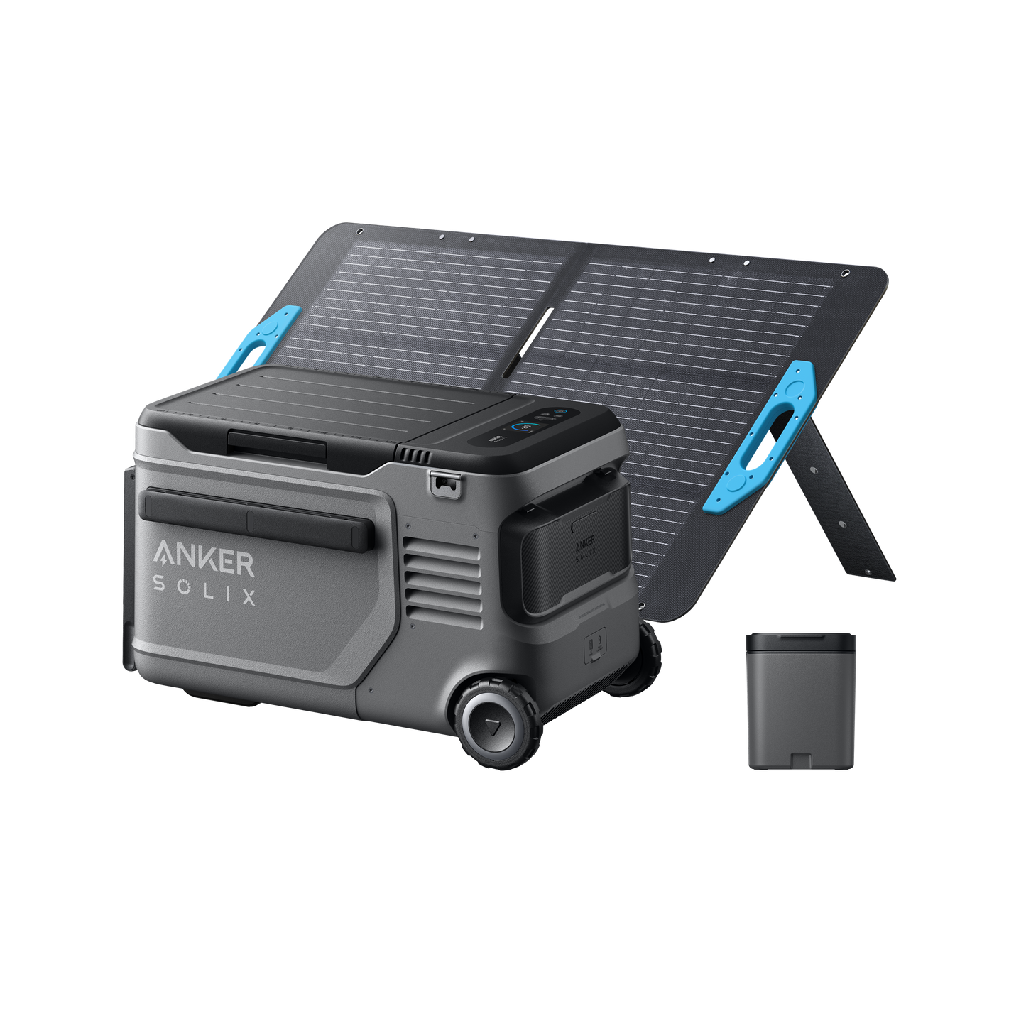 Anker SOLIX EverFrost 2 23l Akku-Kühlbox + Herausnehmbarer Akku + 100W Solarpanel