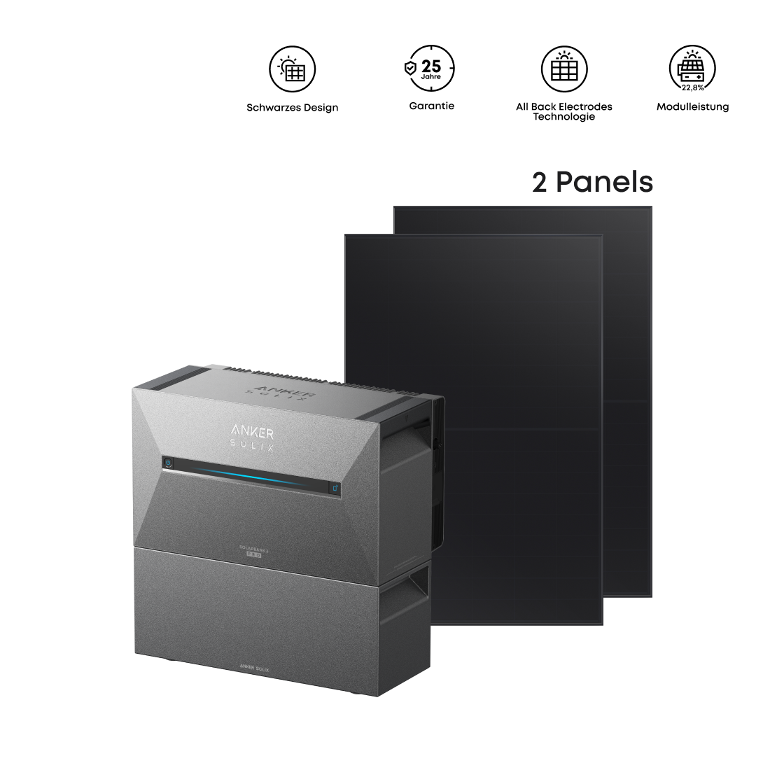 Anker SOLIX Solarbank 3 E2700 Pro Balkonkraftwerk mit Speicher