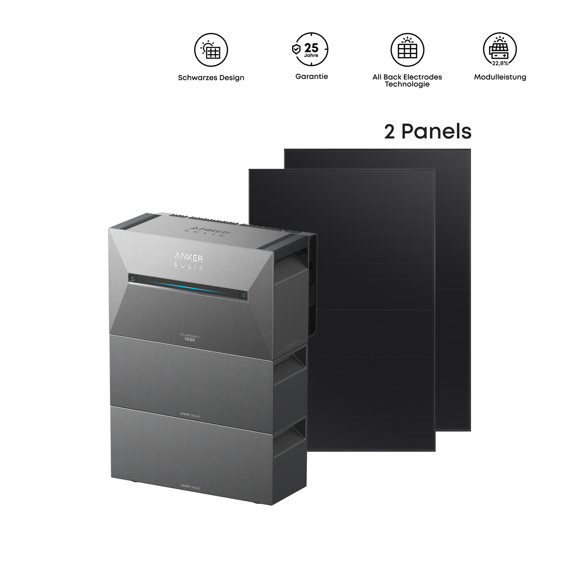 Anker SOLIX Solarbank 3 E2700 Pro Balkonkraftwerk mit Speicher