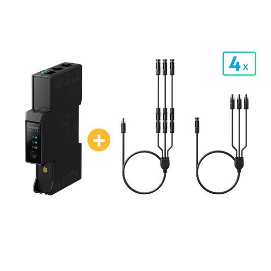 Smart Meter Gen 2 (Dreiphasig) + 3-in-1 PV-Adapterkabel