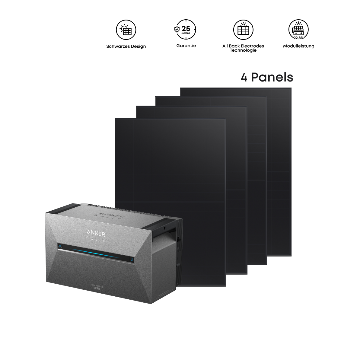 Anker SOLIX Solarbank 3 E2700 Pro Balkonkraftwerk mit Speicher