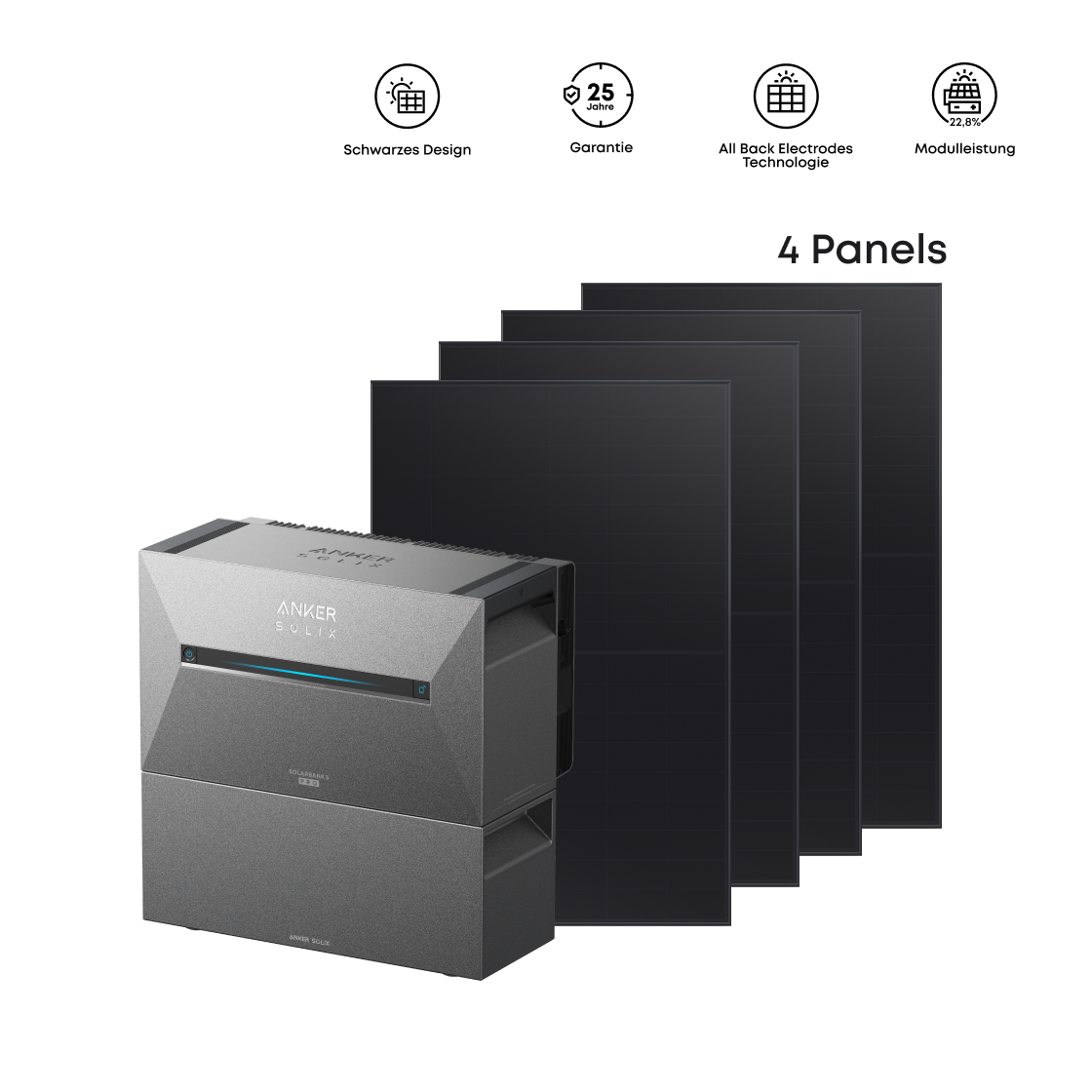 Anker SOLIX Solarbank 3 E2700 Pro Balkonkraftwerk mit Speicher