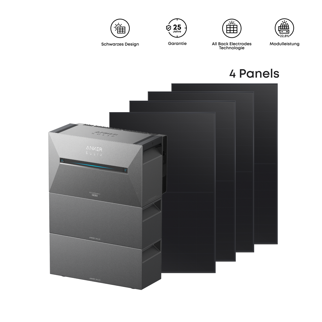 Anker SOLIX Solarbank 3 E2700 Pro Balkonkraftwerk mit Speicher