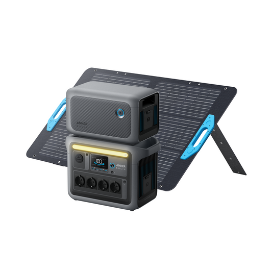 Anker SOLIX C1000 + 100W Solarpanel + Erweiterungsakku