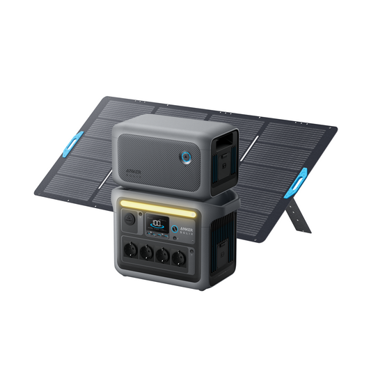 Anker SOLIX C1000 + 400W Solarpanel + Erweiterungsakku