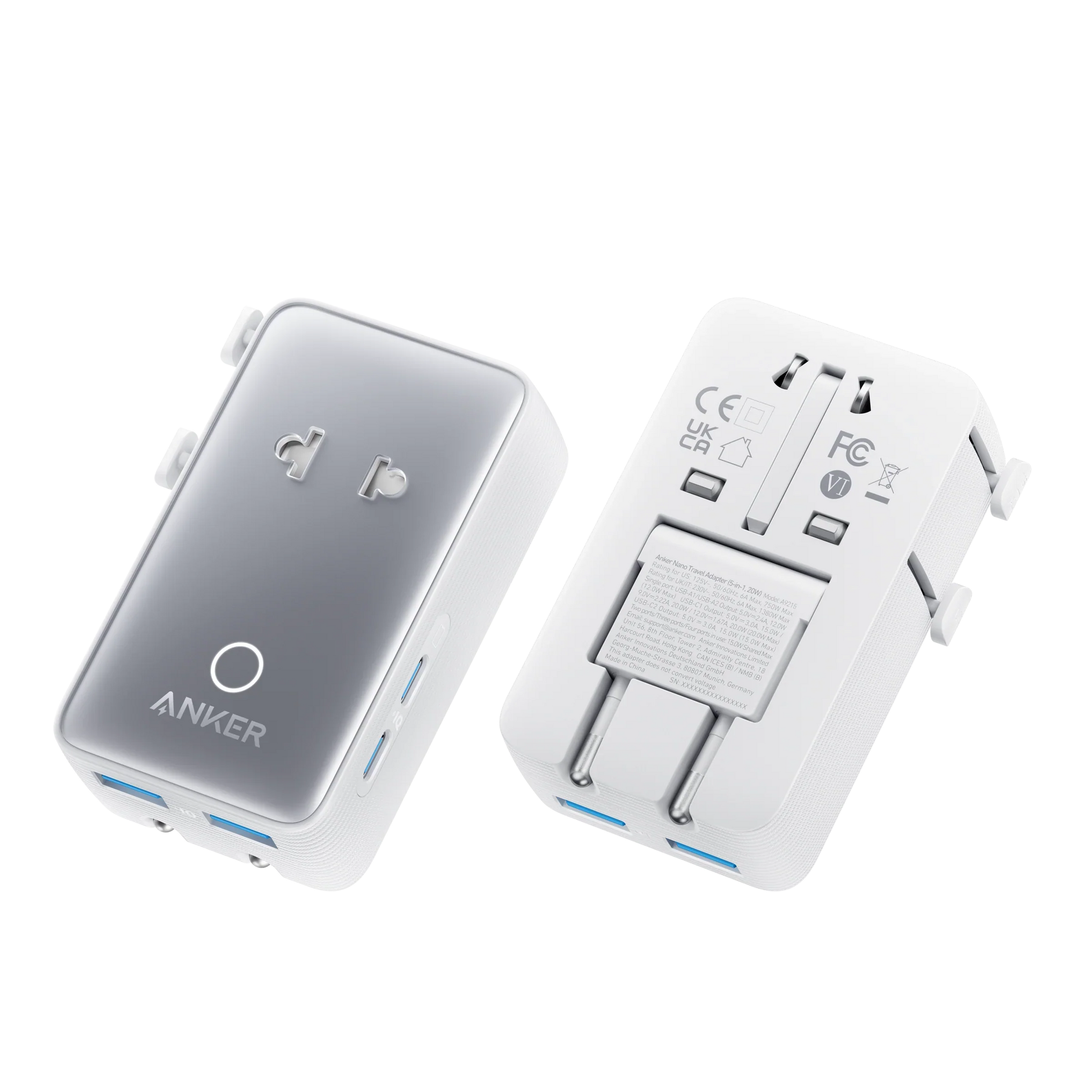 Anker Nano Reiseadapter (5-in-1, 20W)