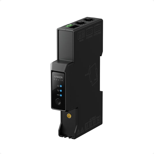 Anker SOLIX Smart Meter Gen 2 (Einphasig), WLAN, Bluetooth, RS-485, 10 Jahre Lebensdauer, 2 Jahre Garantie, 1 Watt Messgenauigkeit, Reaktion in Sekunden, Echtzeitüberwachung, Energieeinsparung