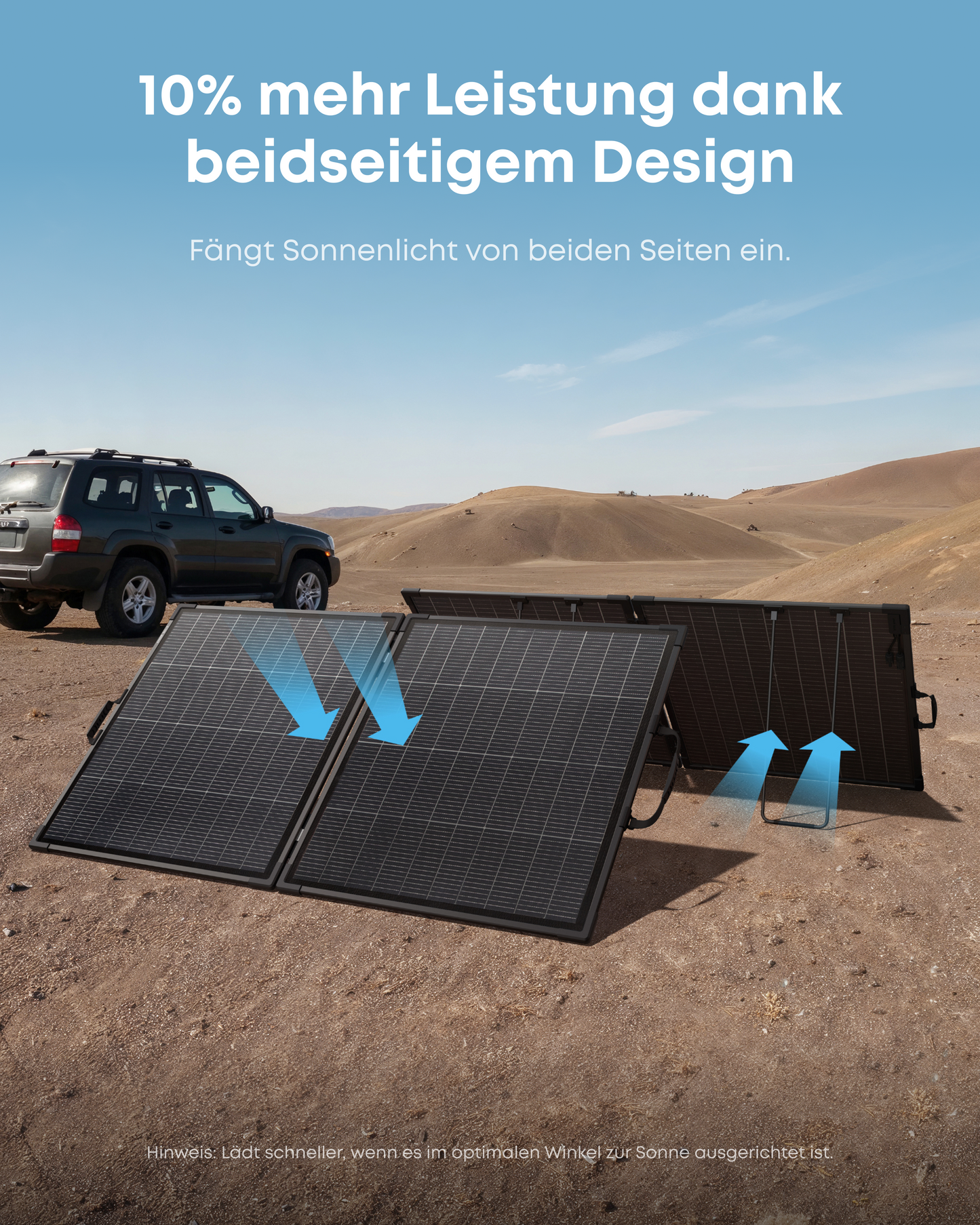 Anker SOLIX PS200 Bifaziales tragbares Solarpanel