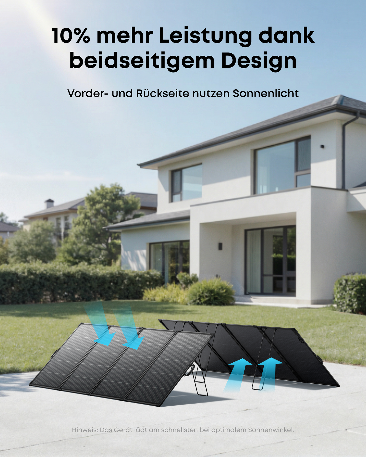 Anker SOLIX PS400 Bifaziales tragbares Solarpanel