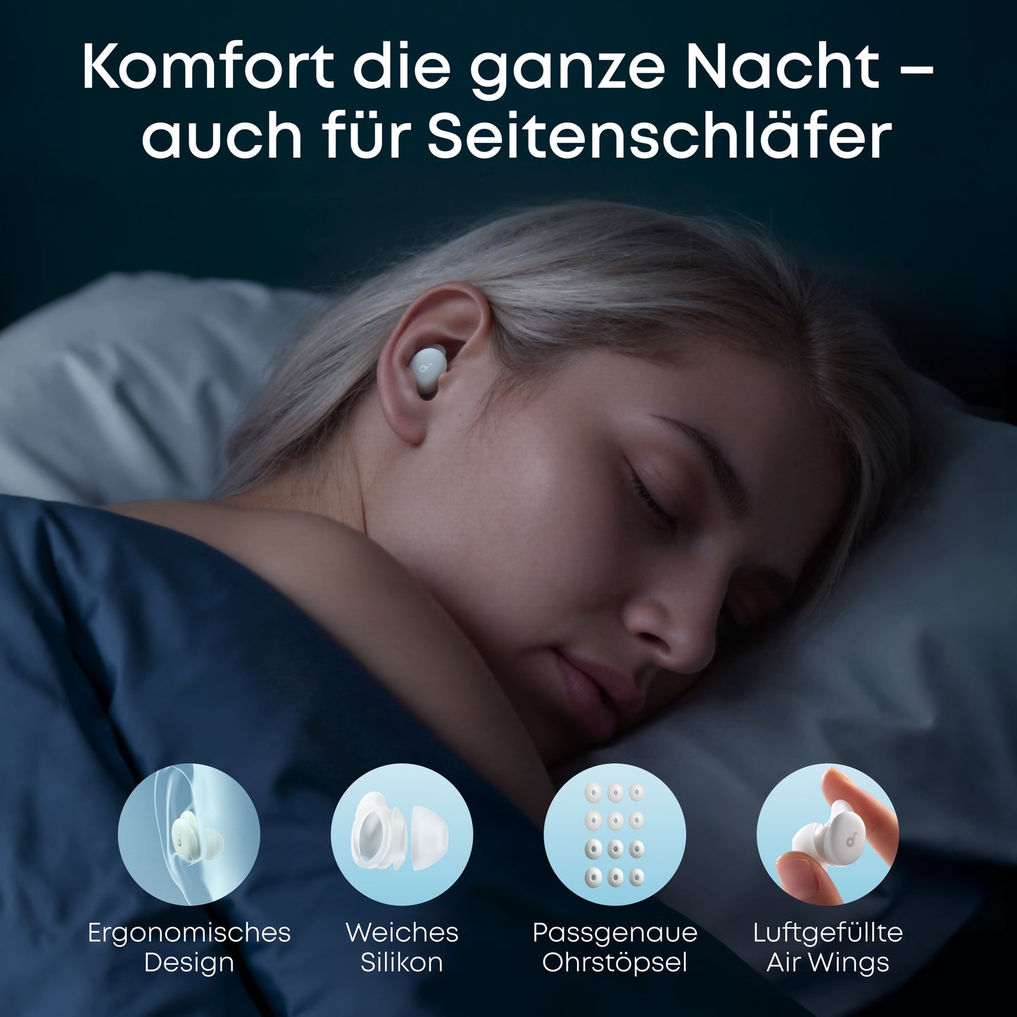 Sleep A30｜Die weltweit ersten Schlafkopfhörer mit intelligentem ANC