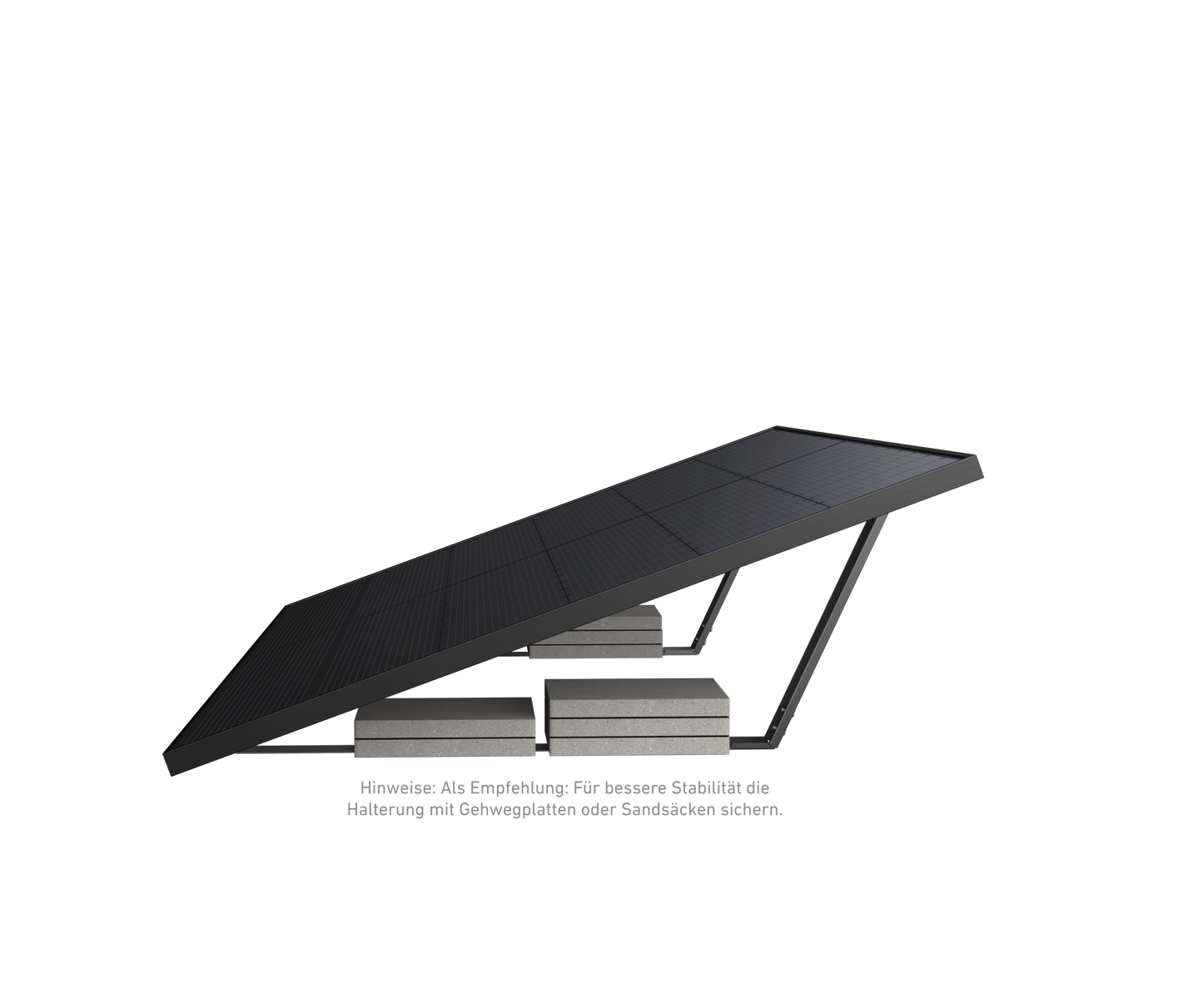 Anker SOLIX Solarmodulhalterung für Flachdach und Garten
