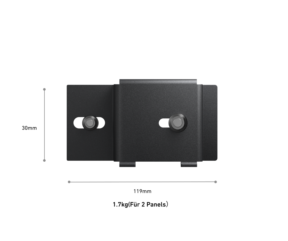 Anker SOLIX PV-Halterung für geneigte Bitumen- und Metalldächer