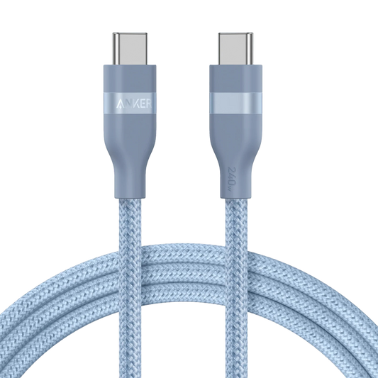 Anker USB-C auf USB-C Kabel (180cm, 240W, Upcycled-Geflochten)